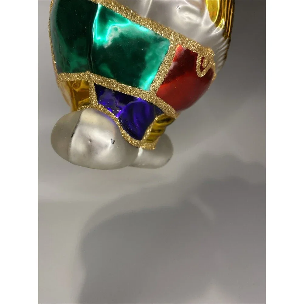 Kurt S Adler Polonaise Christmas Ornament Clown Musician Playing Accordion